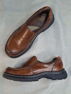 Earth Spirit Riviera Leather Slip-On Loafers Brown Size 8